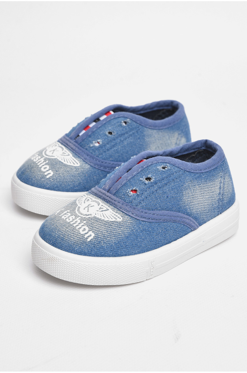 Мокасини дитячі синього кольору в749 184236