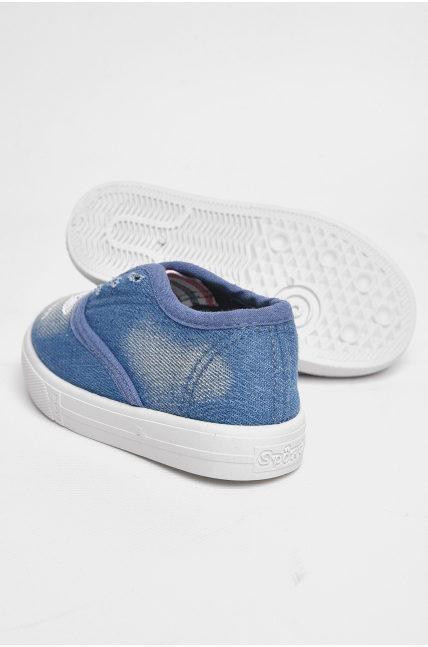 Мокасини дитячі синього кольору в749 184236