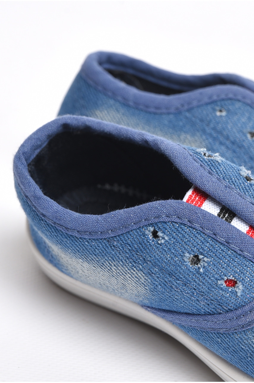 Мокасини дитячі синього кольору в749 184236