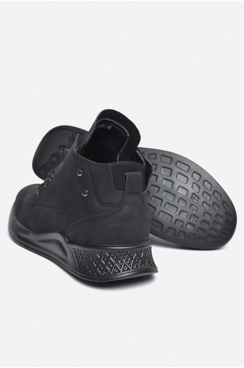 Ботинки мужские  демисезонные черного цвета к28-в297-1 184246