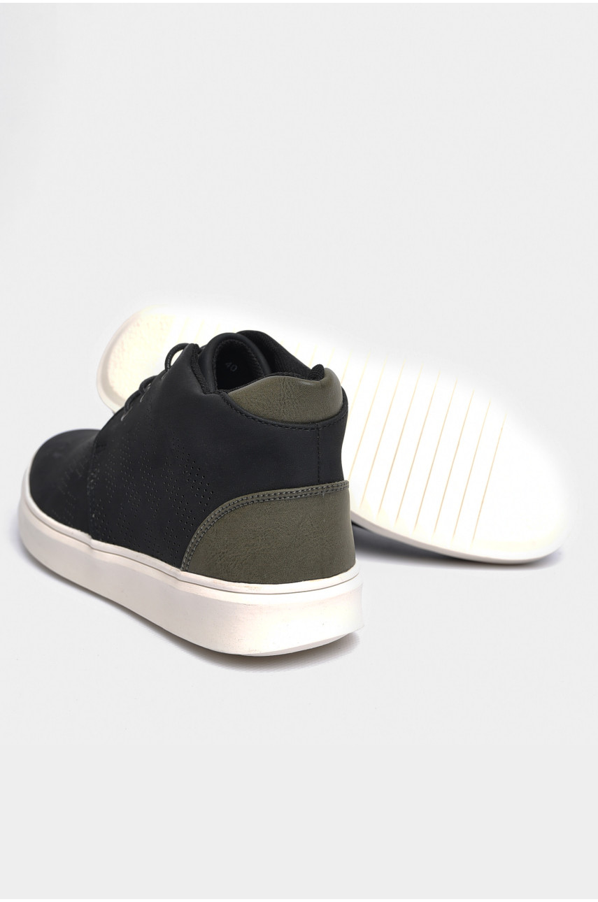 Черевики чоловічі демісезонні чорного кольору 9072 184262