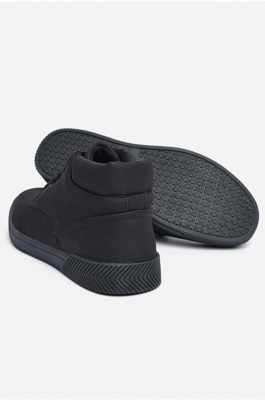 Черевики чоловічі демісезонні чорного кольору к29-307-1 184312