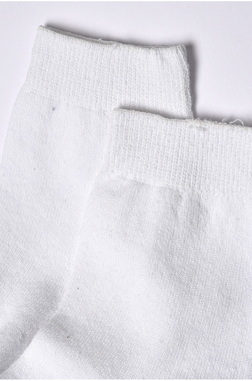 Набір жіночих демісезонних шкарпеток білого кольору 10 пар 184322