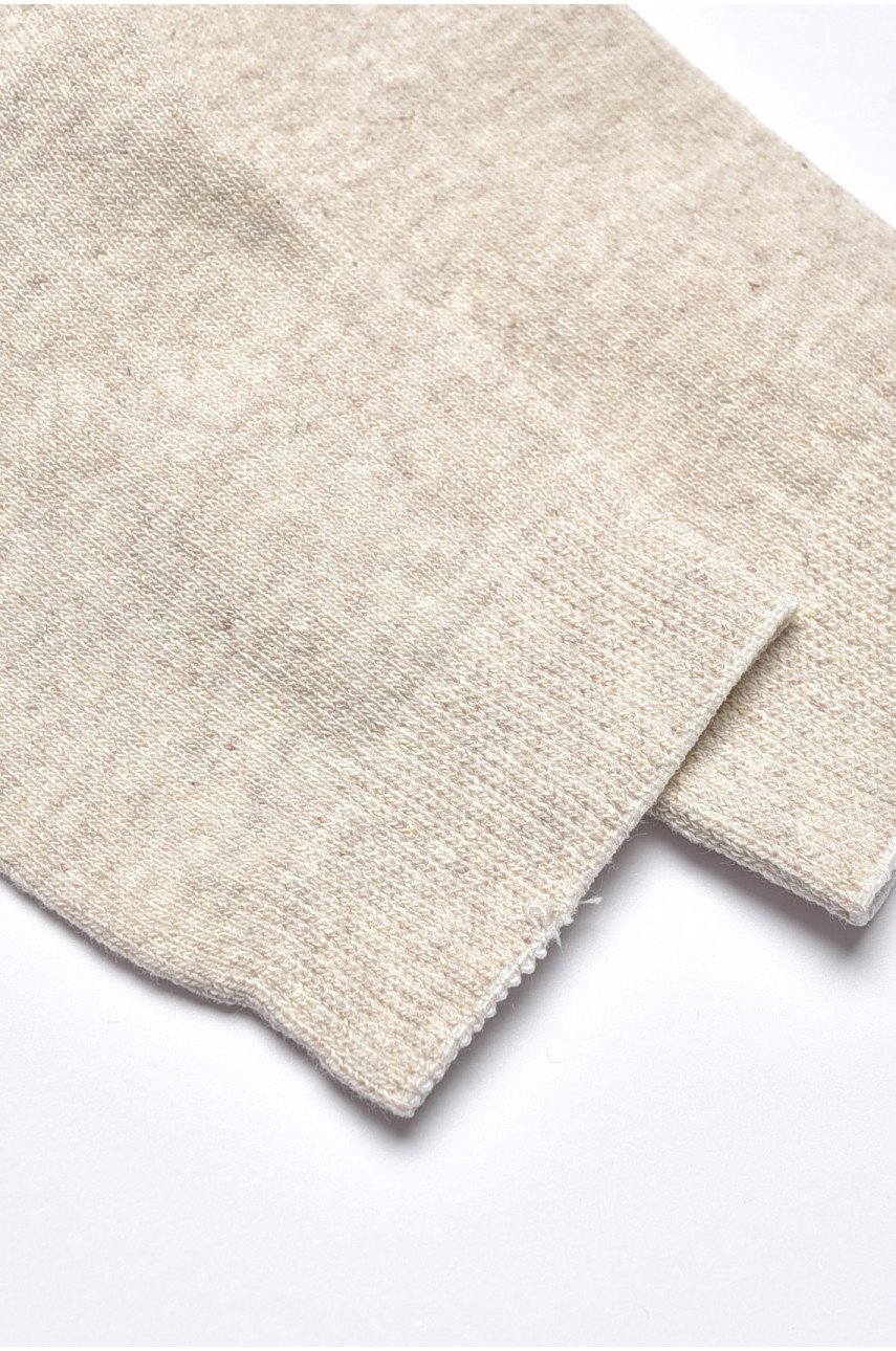 Набір шкарпеток чоловічих демісезонних бежевого кольору 10 пар 184324