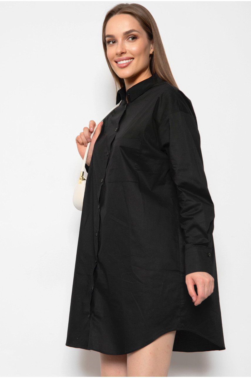 Сукня-сорочка жіноча чорного кольору 0423 184367