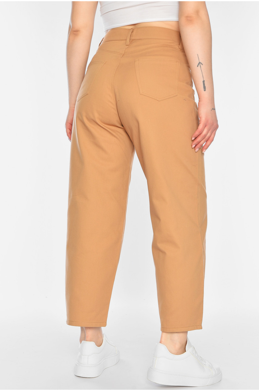 Штаны женские светло-коричневого цвета 3422 184378