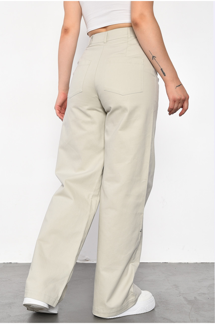 Штаны женские светло-серого цвета 3422 184379