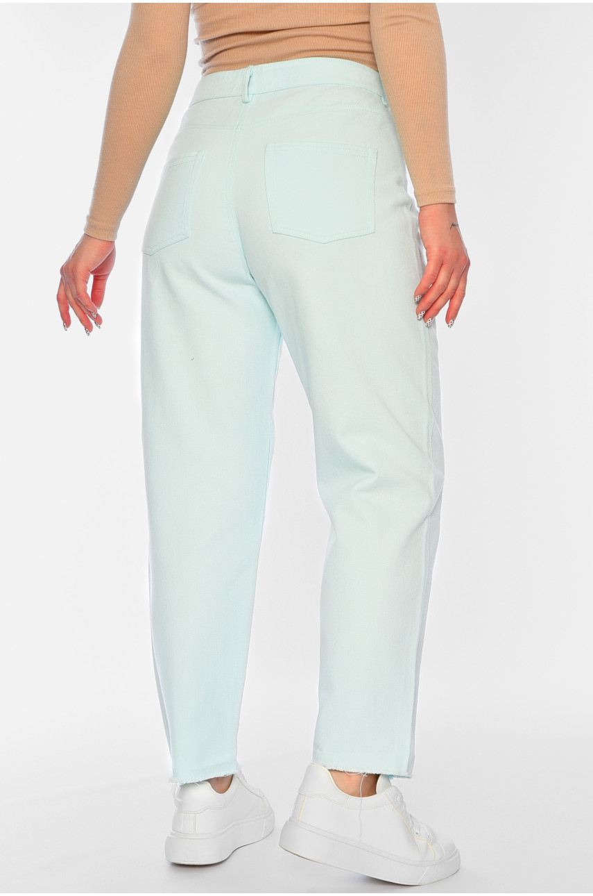 Штаны женские мятного цвета 3595 184400