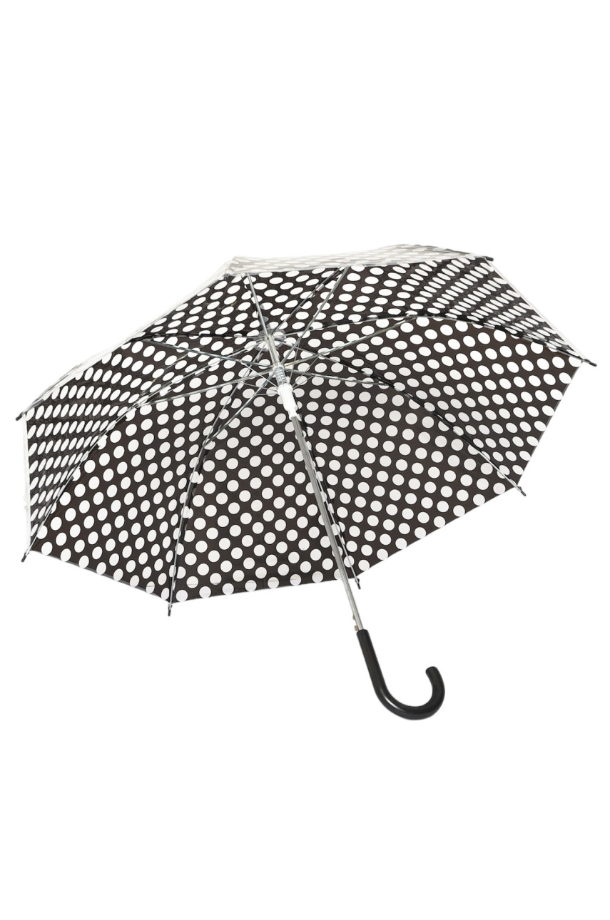 Зонт полуавтомат трость черного цвета 018 184415 Зонт полуавтомат трость черного цвета 018 184415