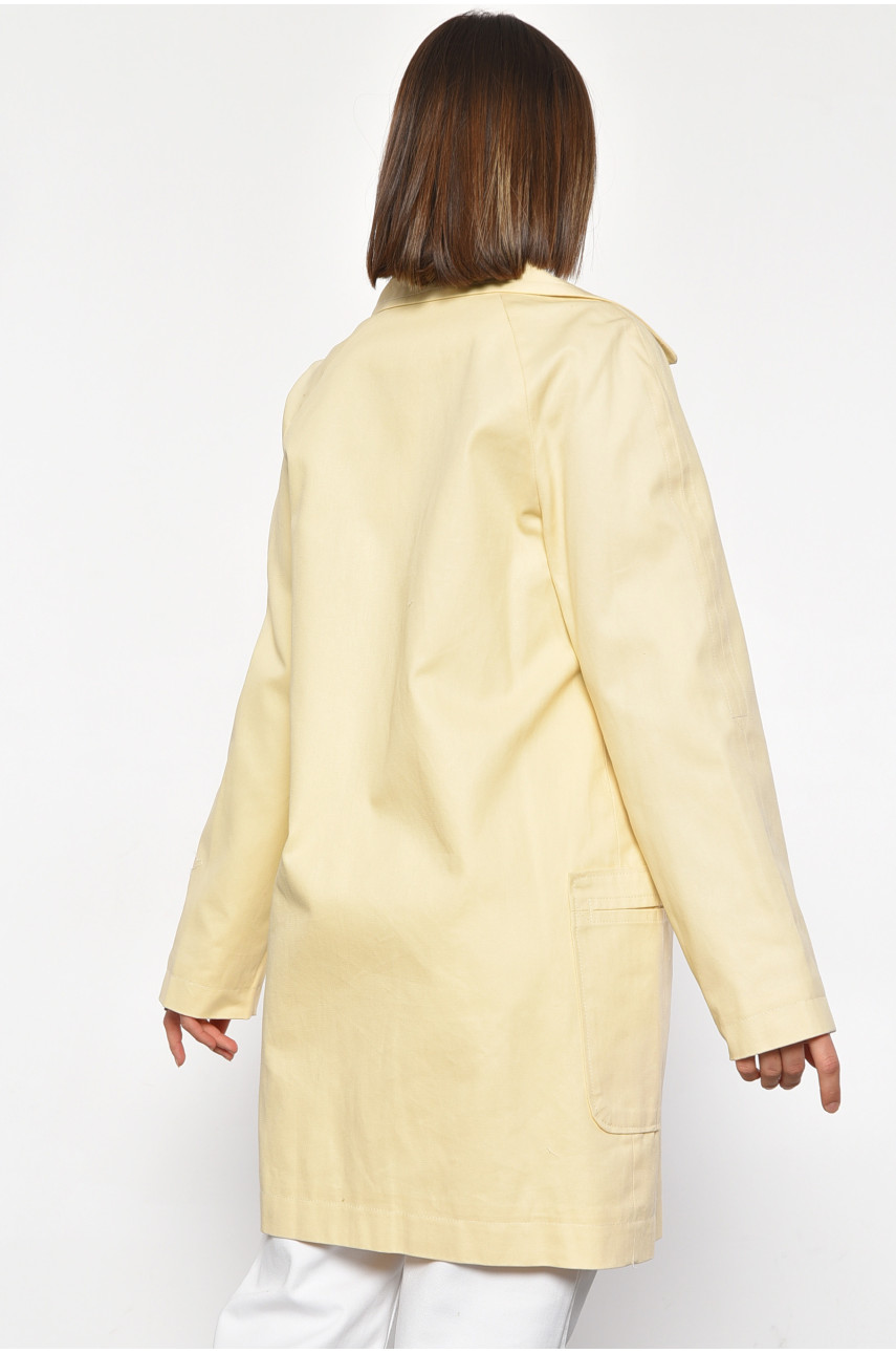 Пальто жіноче бежевого кольору 0501 184428