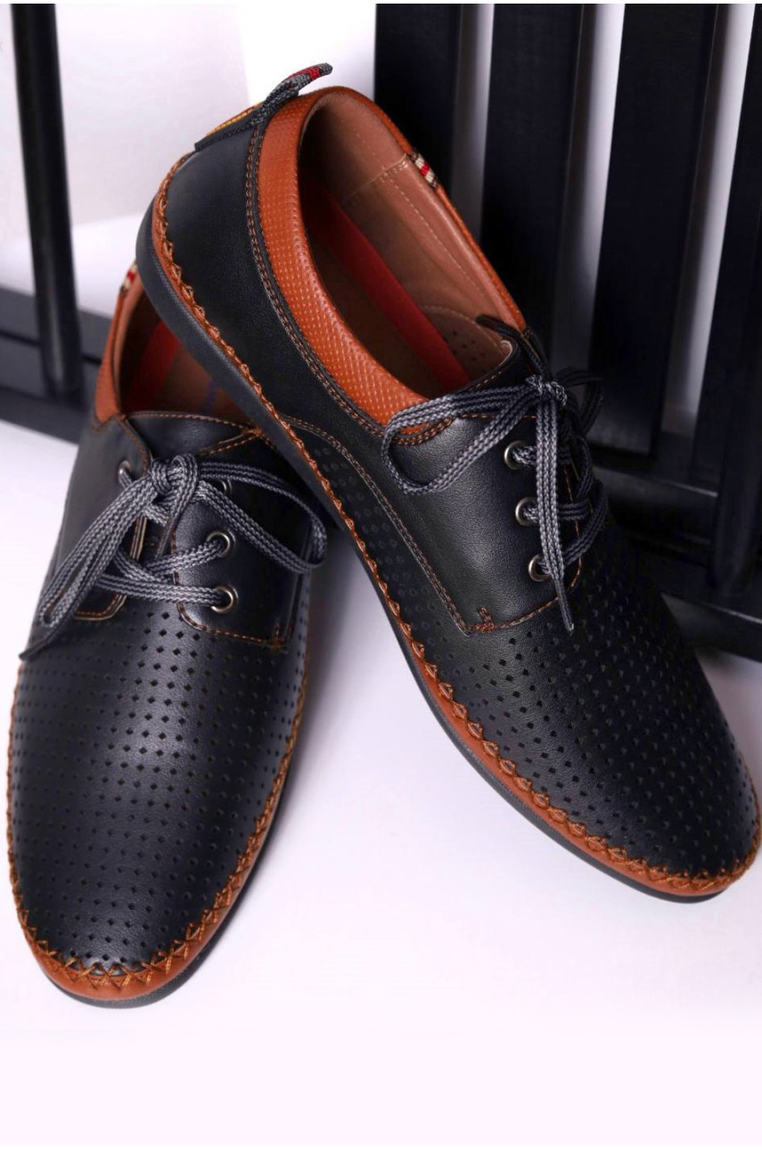 Туфли мужские черного цвета 2001-1 184456 Туфли мужские черного цвета 2001-1 184456