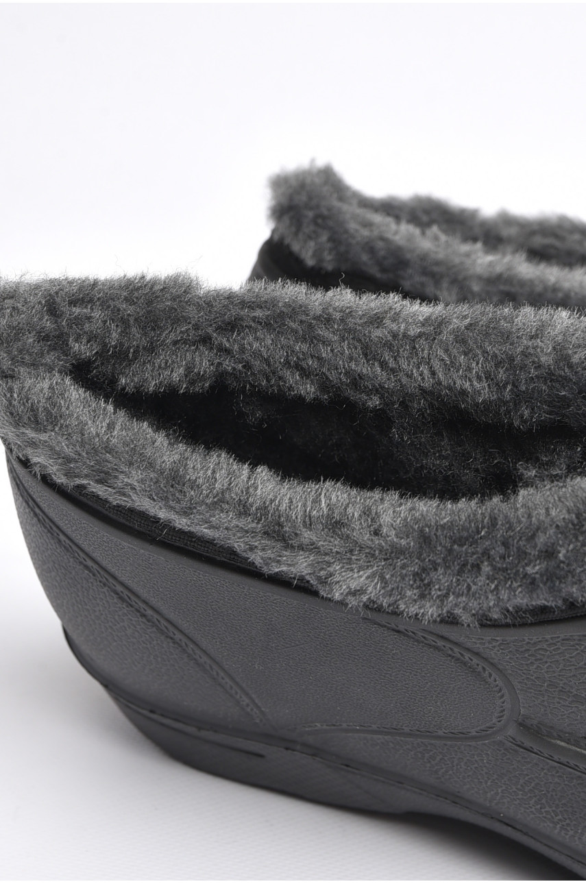 Галоши мужские на меху черного цвета ТС Тайга 184463