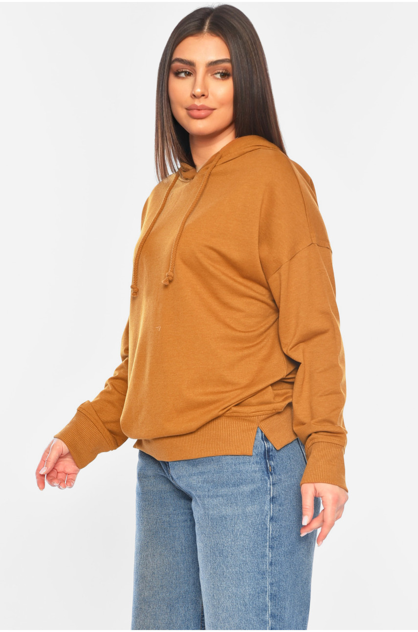 Худи женское горчичного цвета 184551