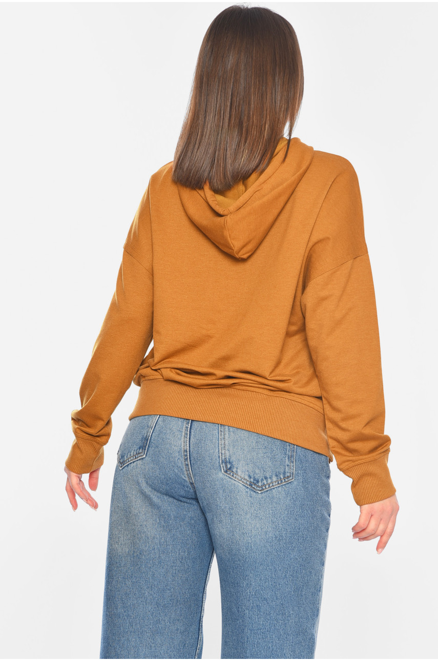 Худи женское горчичного цвета 184551