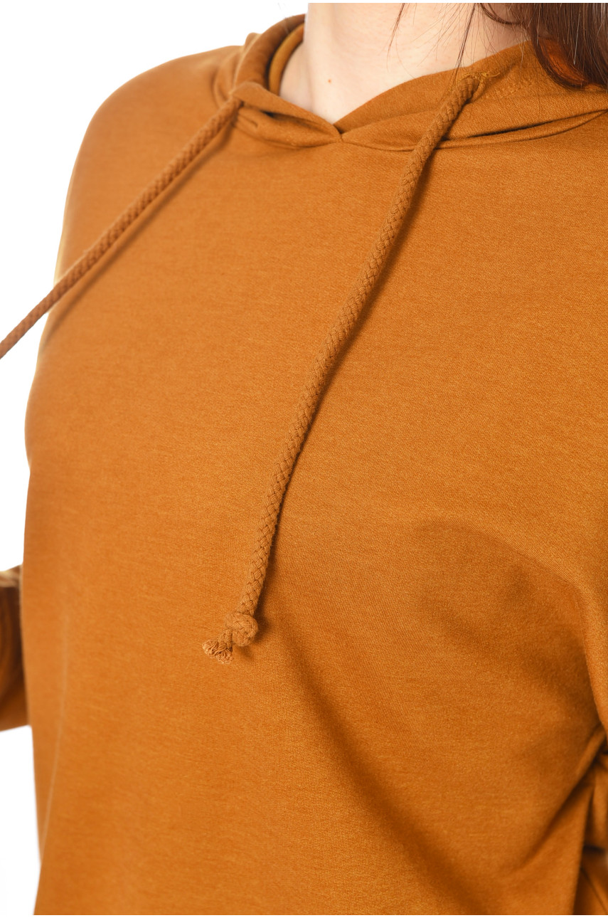 Худи женское горчичного цвета 184551