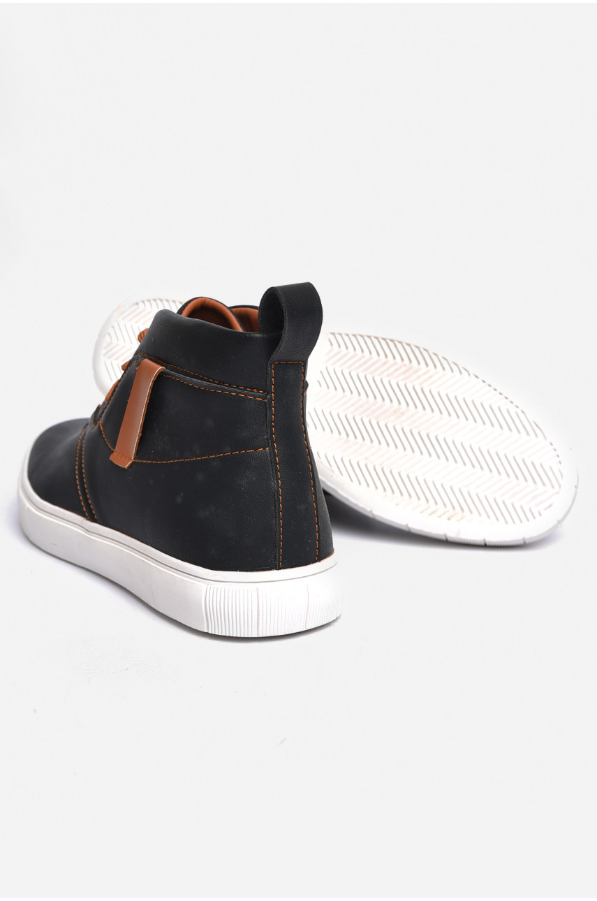 Черевики чоловічі демісезонні чорного кольору к29-285-1 184582