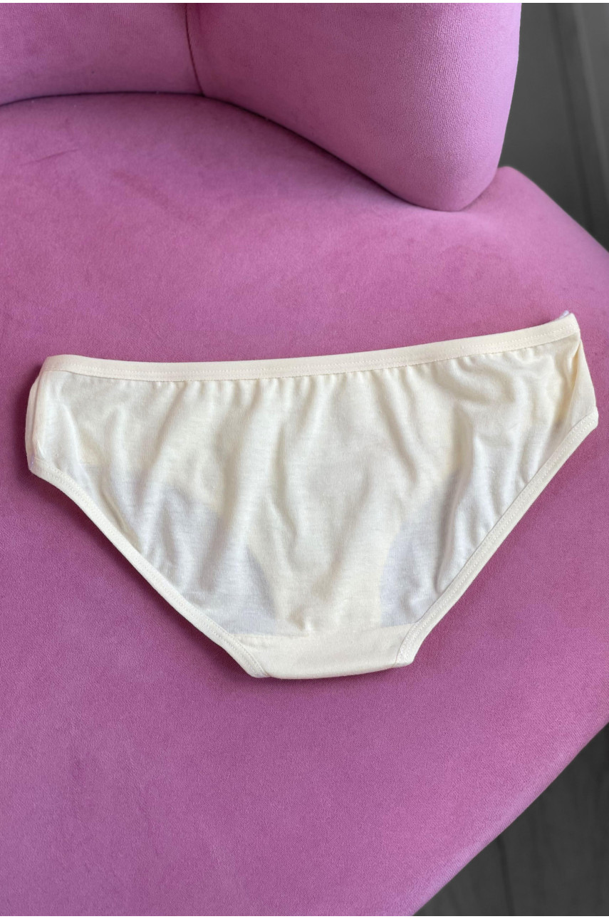 Трусики детские для девочки жолтого цвета 08 184595