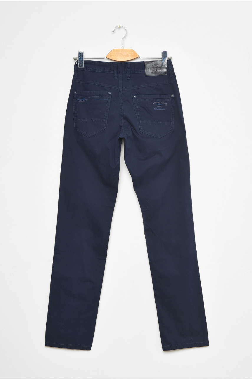 Штаны мужские темно-синего цвета 2041 184758 Штаны мужские темно-синего цвета 2041 184758