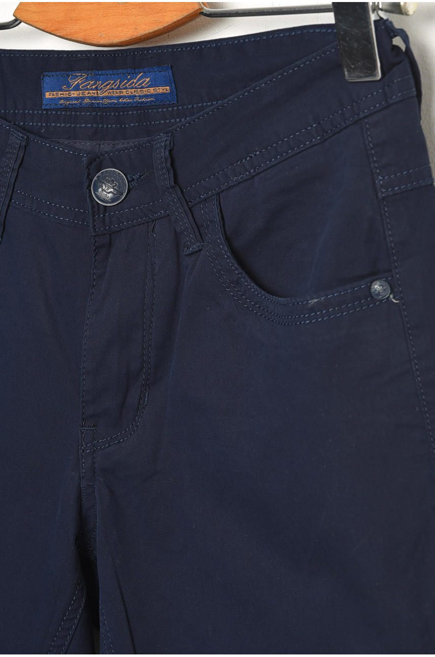 Штаны мужские темно-синего цвета 2041 184758 Штаны мужские темно-синего цвета 2041 184758