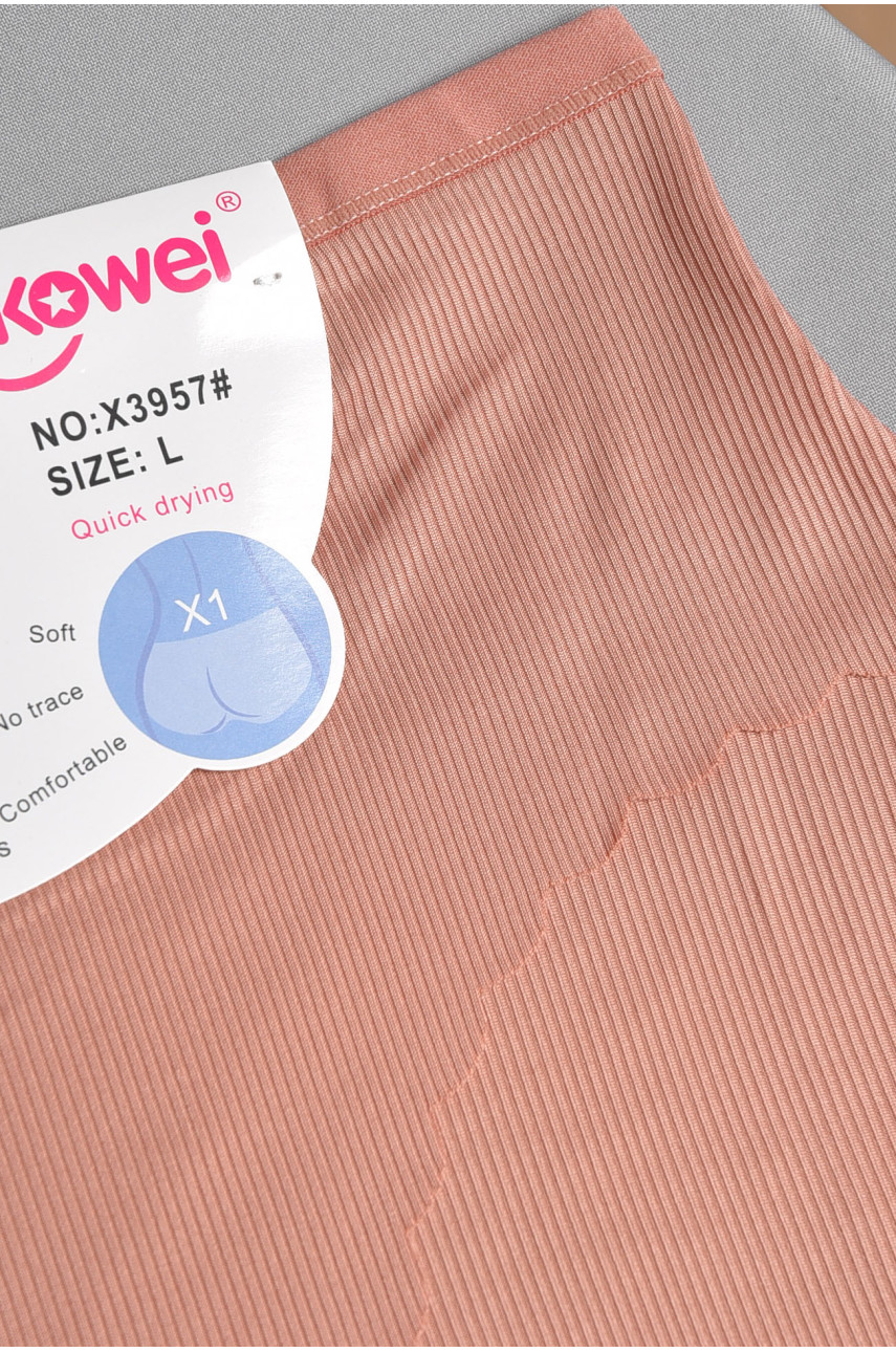 Труси жіночі напівбатальні рожевого кольору 3957 184786