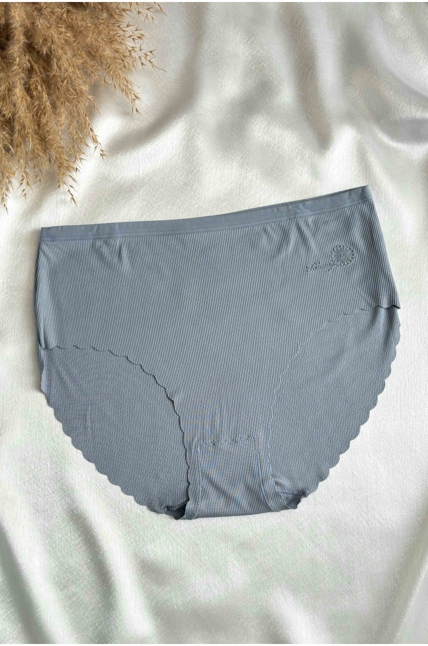 Трусы женские полубатальные голубого цвета 3556 184797