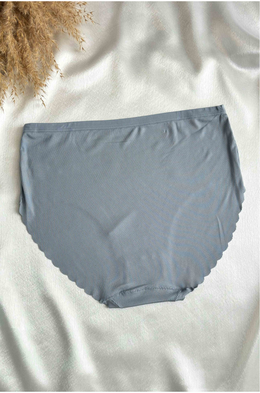 Трусы женские полубатальные голубого цвета 3556 184797