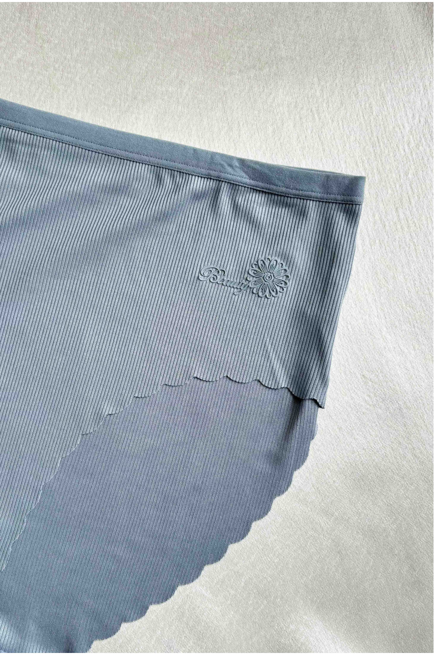 Трусы женские полубатальные голубого цвета 3556 184797