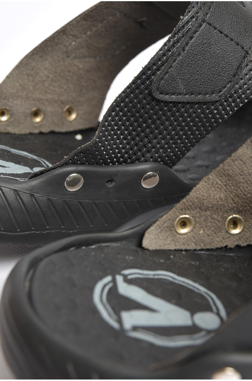 Шльопанці чоловічі чорного кольору Уцінка 8260-13 184801 Шльопанці чоловічі чорного кольору Уцінка 8260-13 184801