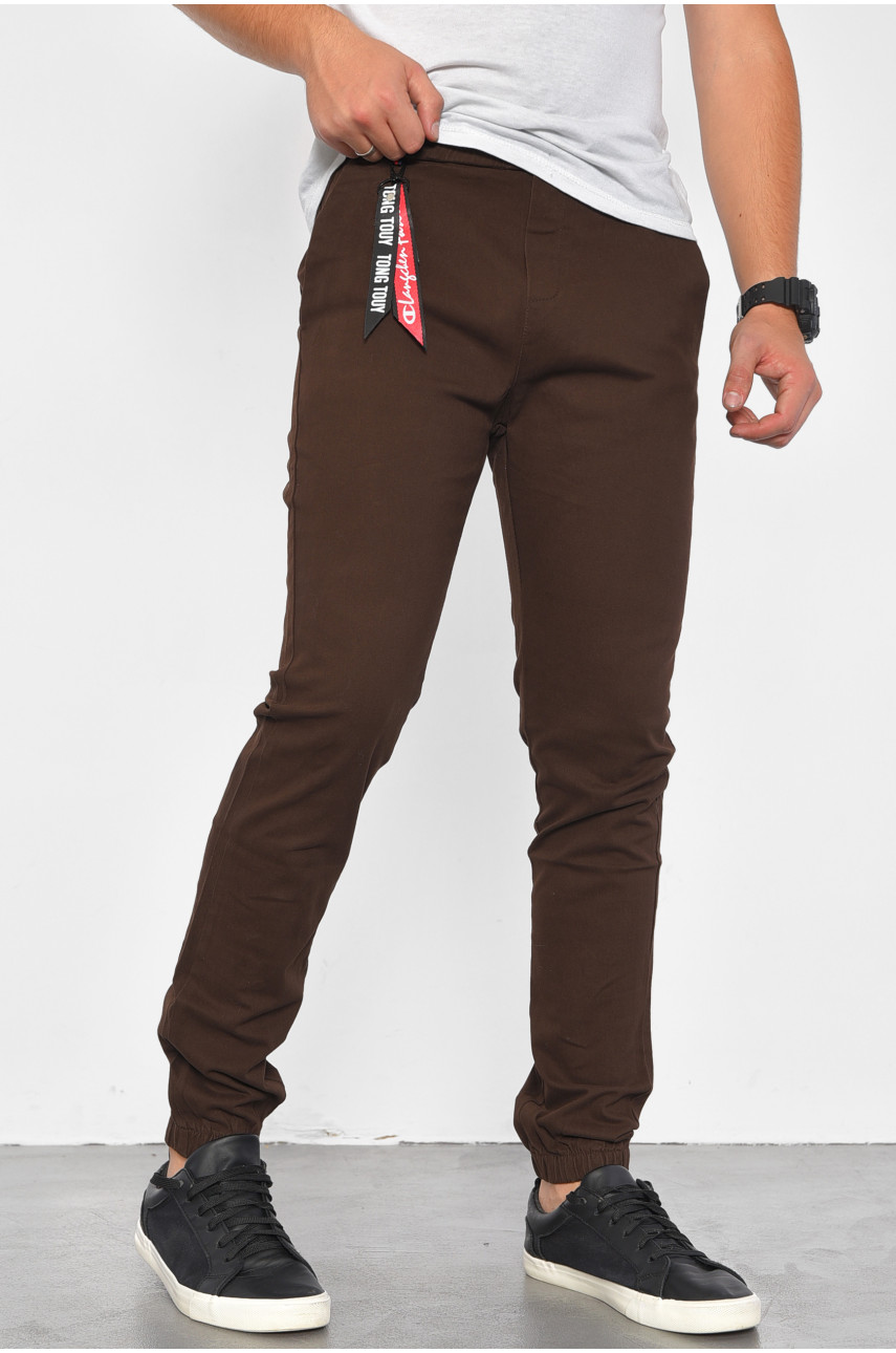 Штаны мужские коричневого цвета 184886