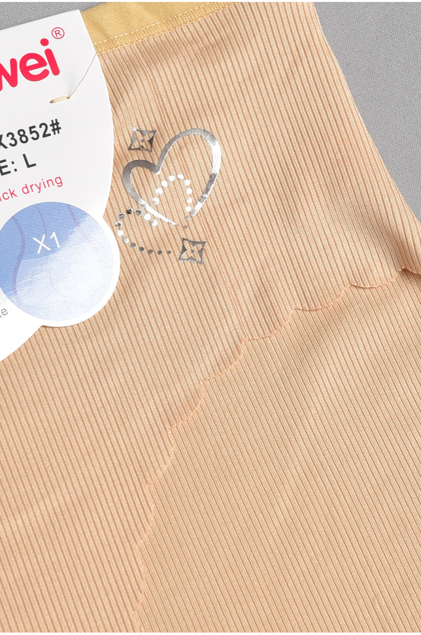 Трусы женские батальные бежевого цвета 3852 184898