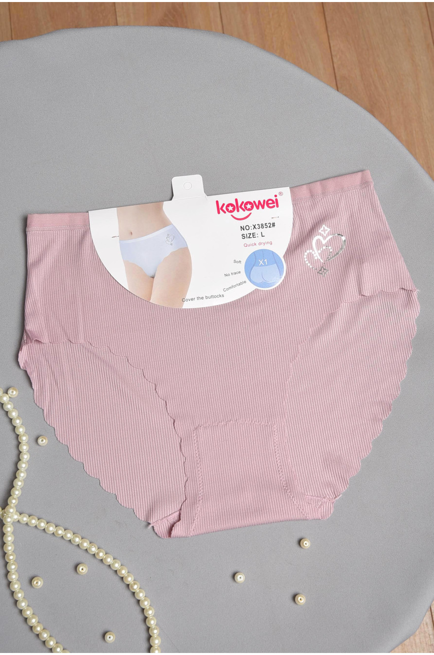 Трусы женские батальные пудрового цвета 3852 184900 Трусы женские батальные пудрового цвета 3852 184900