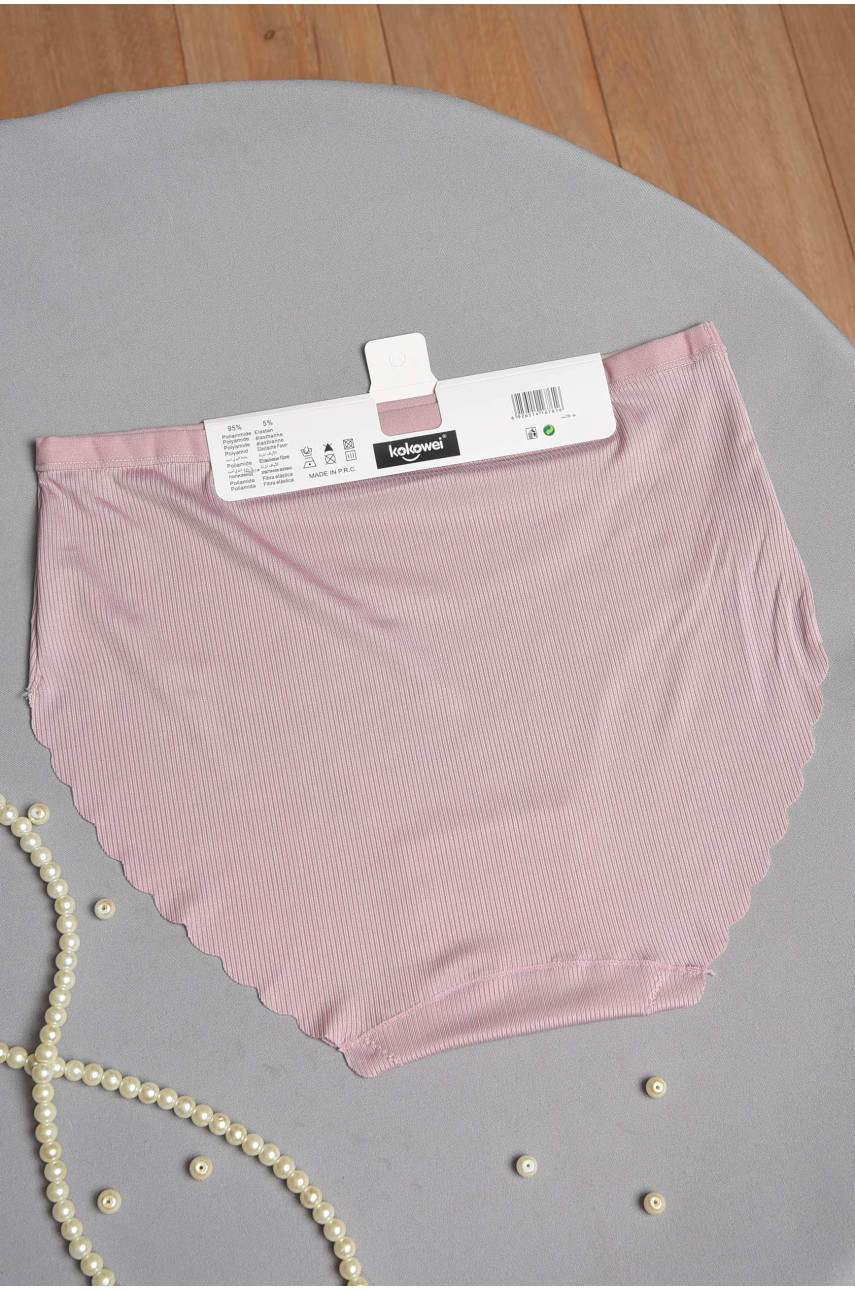 Трусы женские батальные пудрового цвета 3852 184900 Трусы женские батальные пудрового цвета 3852 184900