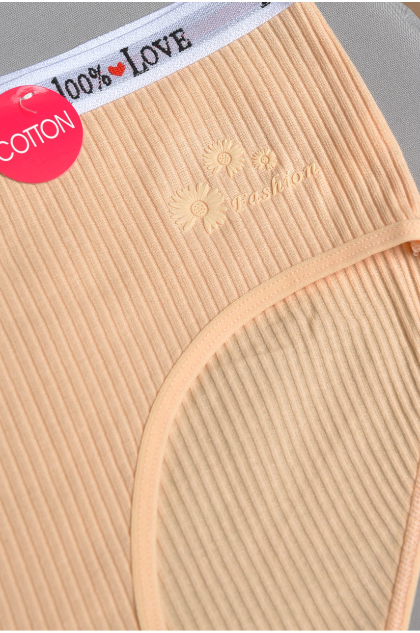 Труси жіночі батальні бежевого кольору 3321 184904