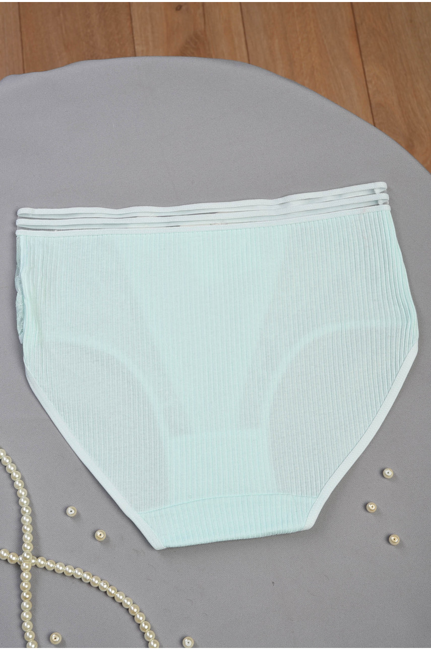 Трусы женские батальные мятного цвета 3478 184919