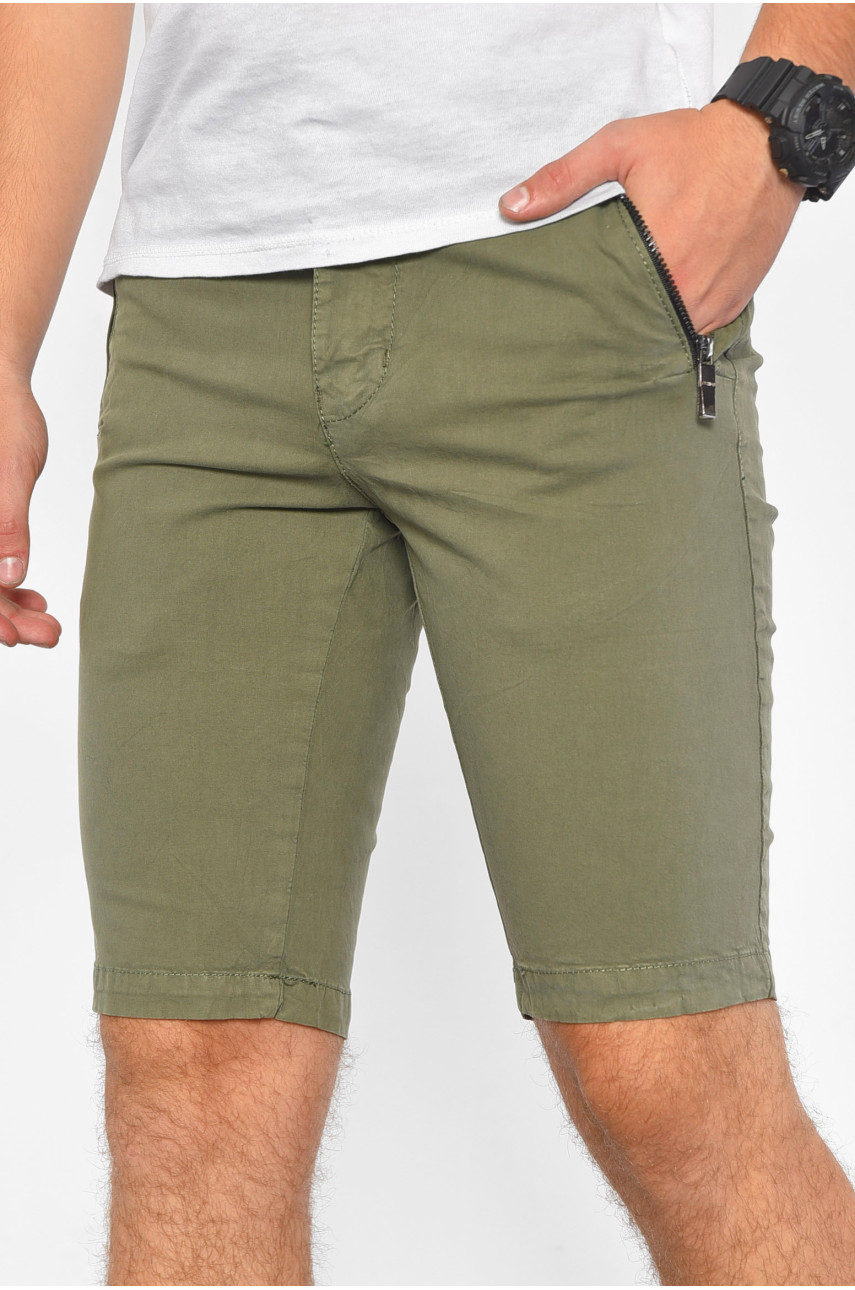 Шорти чоловічі кольору хакі 8865 184925