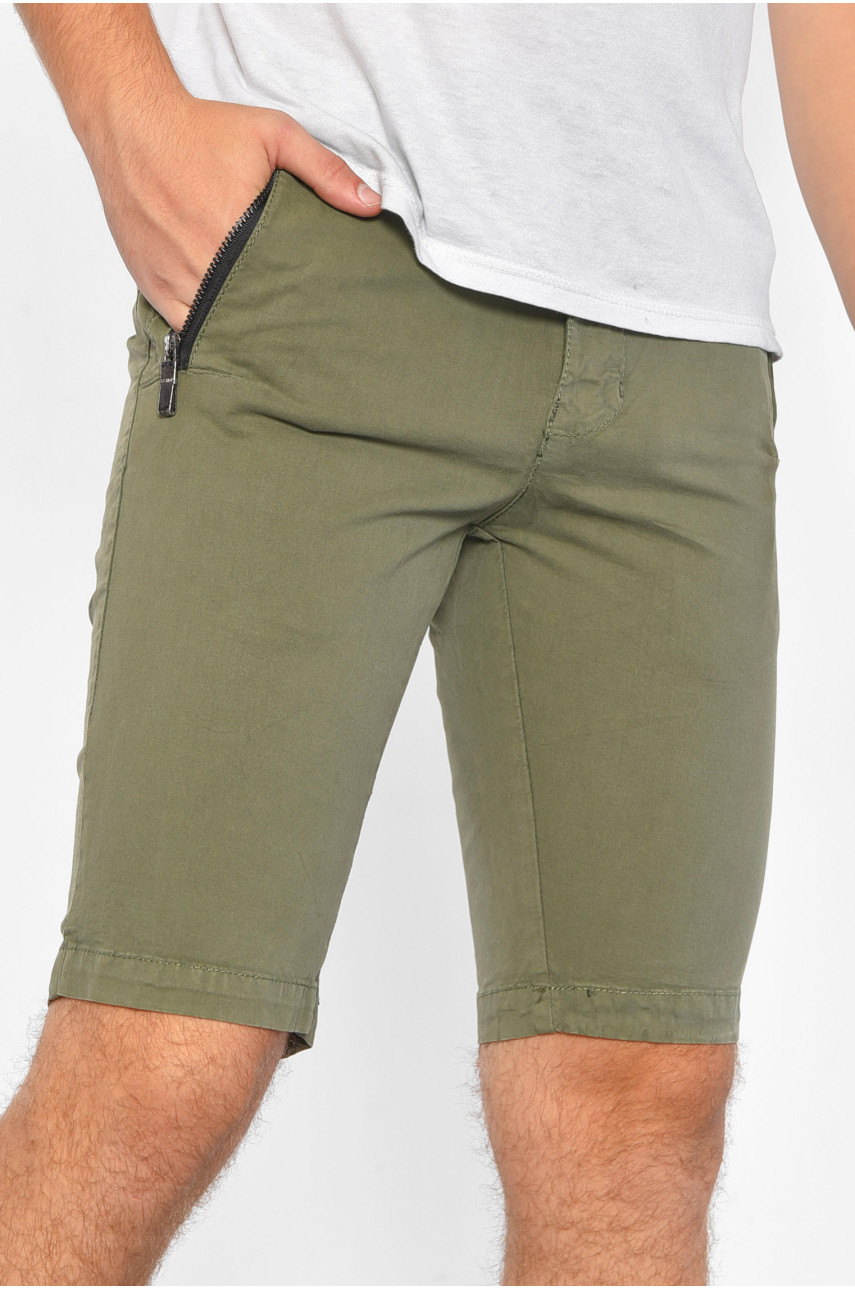 Шорти чоловічі кольору хакі 8865 184925