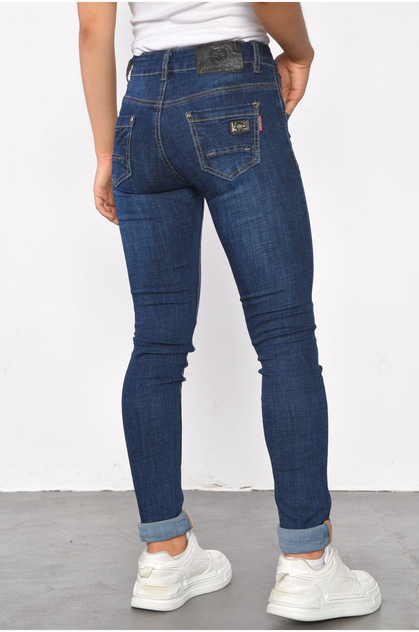 Джинсы женские синего цвета 8068 184950