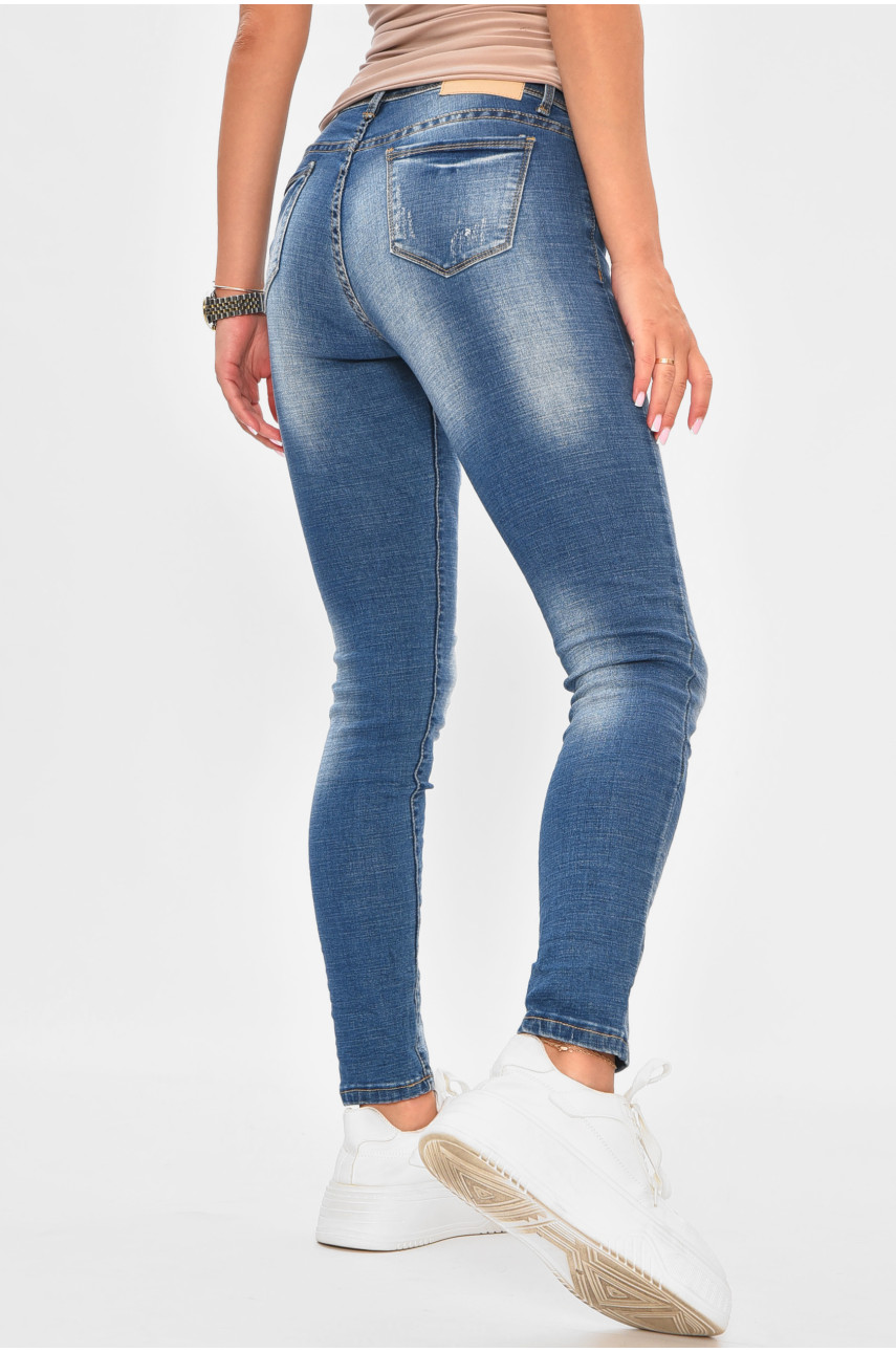 Джинсы женские синего цвета 3011 184974