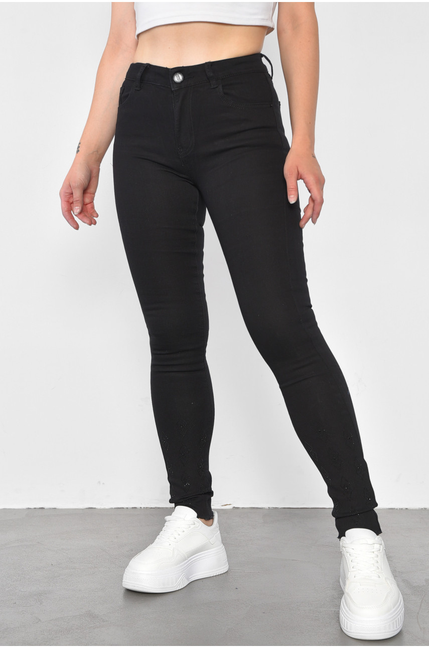 Джинси жіночі чорного кольору 5053 184979