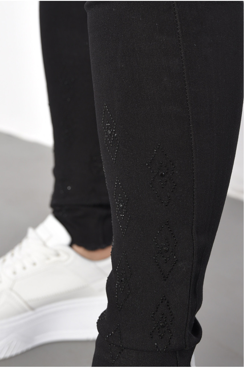 Джинси жіночі чорного кольору 5053 184979