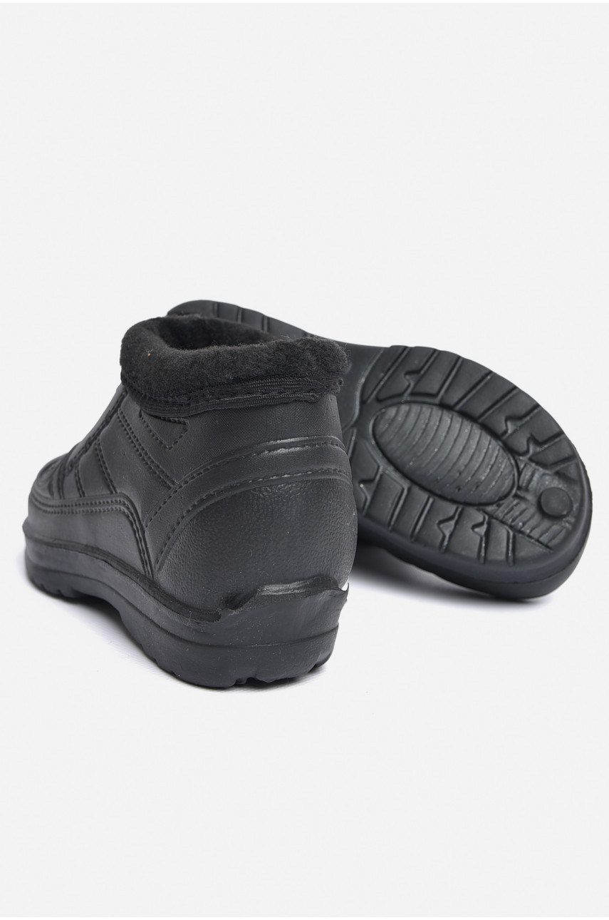 Калоші чоловічі на хутрі чорного кольору ГП-03 185090