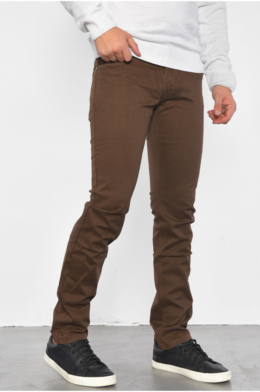 Брюки мужские коричневого цвета 202 185139 Брюки мужские коричневого цвета 202 185139
