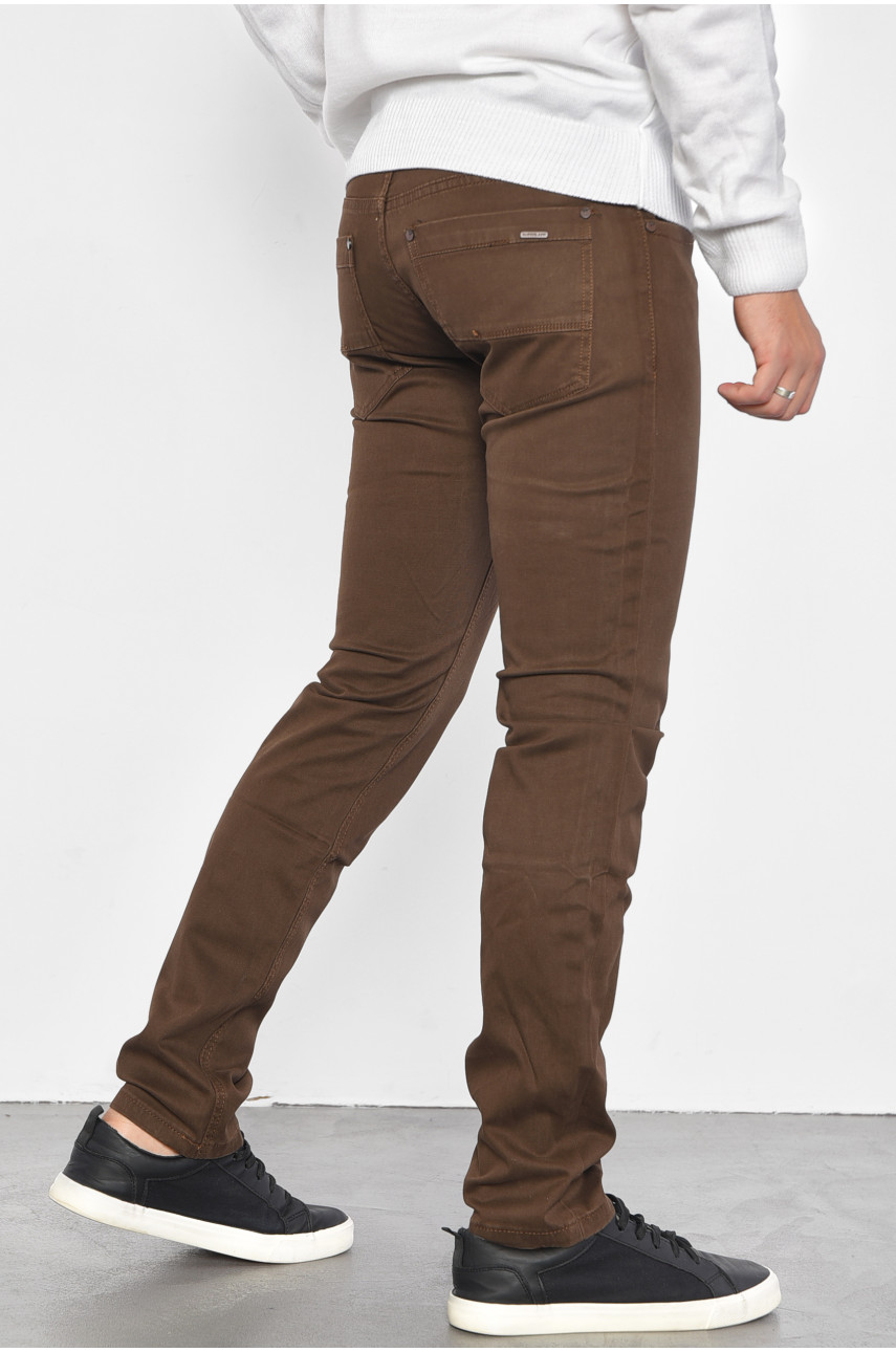 Брюки мужские коричневого цвета 202 185139 Брюки мужские коричневого цвета 202 185139