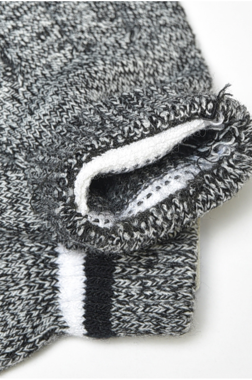 Рукавички дитячі з начісом сірого кольору 5115 185218