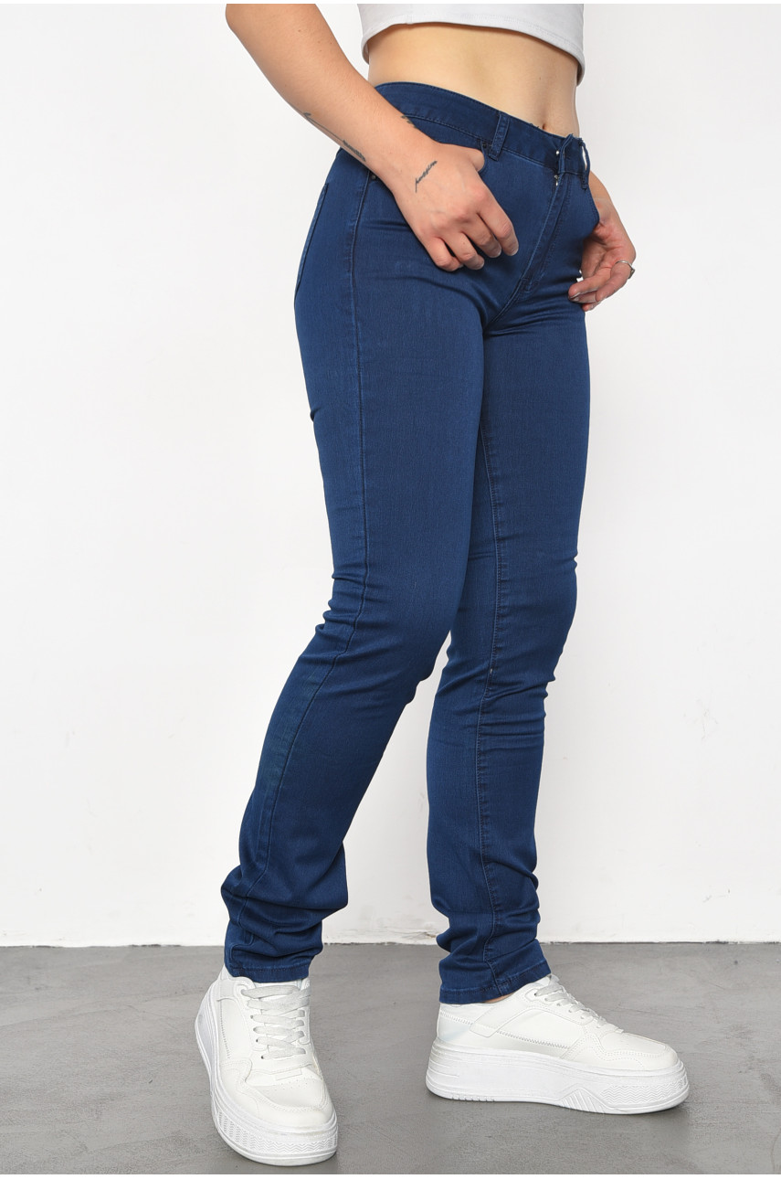 Джинси жіночі синього кольору 752 185298 Джинси жіночі синього кольору 752 185298