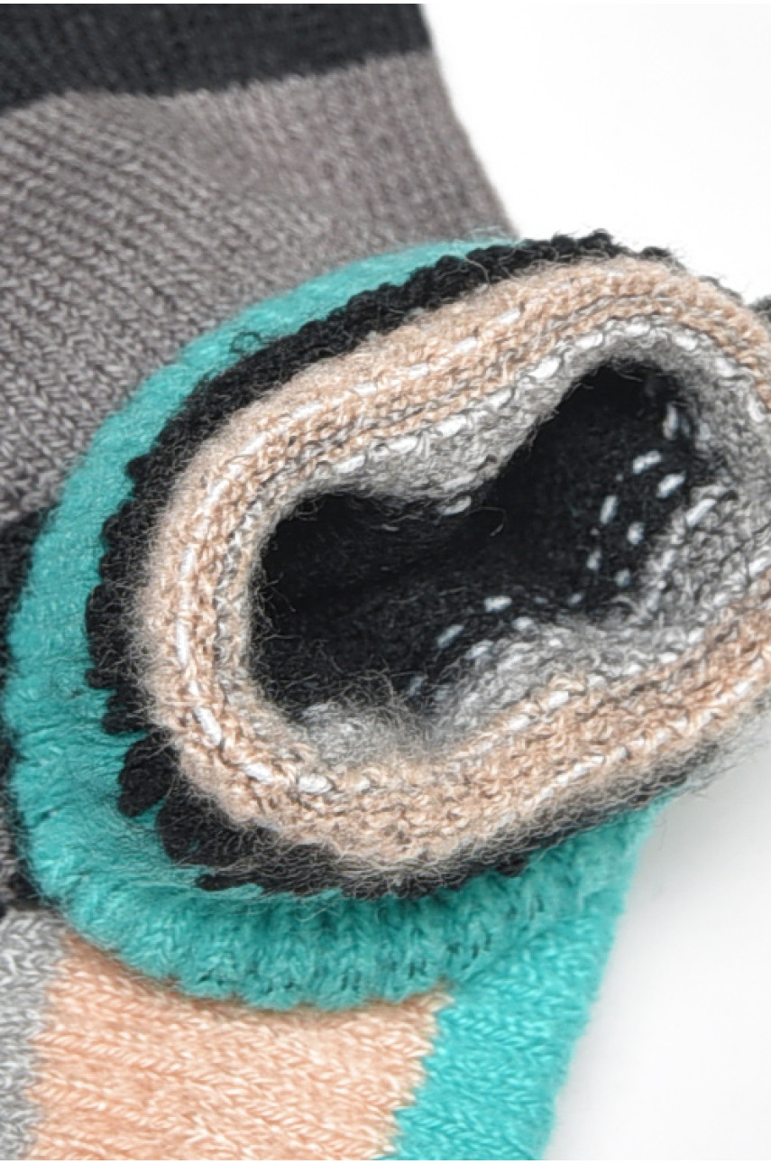 Перчатки детские с начесом черного цвета 185299 Перчатки детские с начесом черного цвета 185299