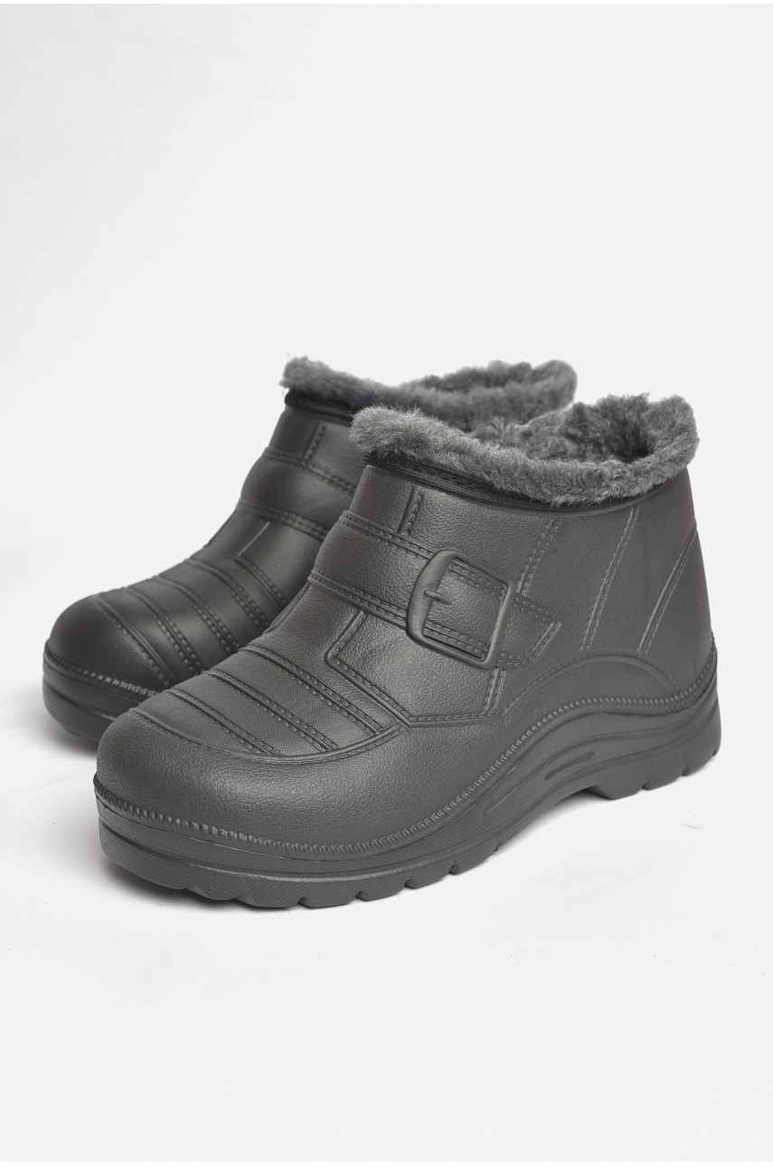 Калоші чоловічі чорного кольору високий 185344