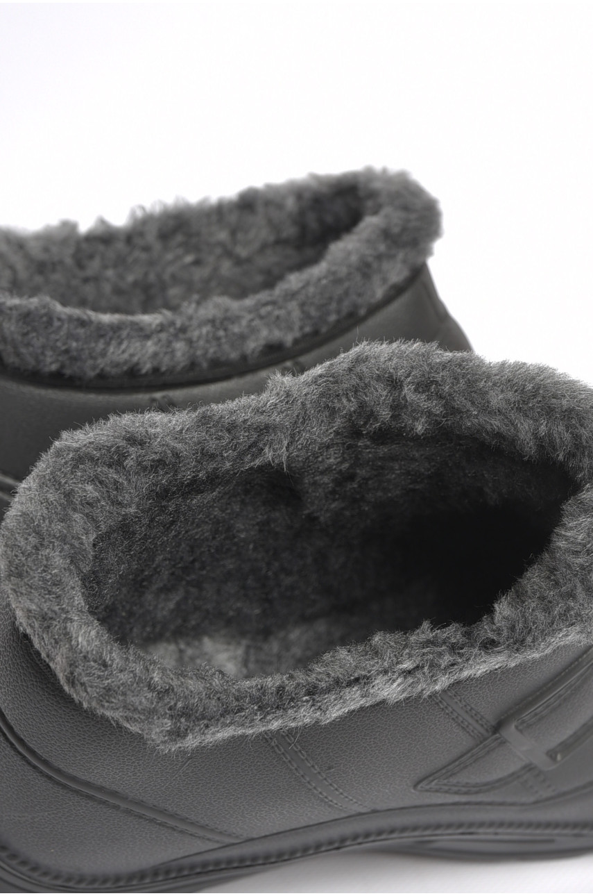 Калоші чоловічі чорного кольору високий 185344