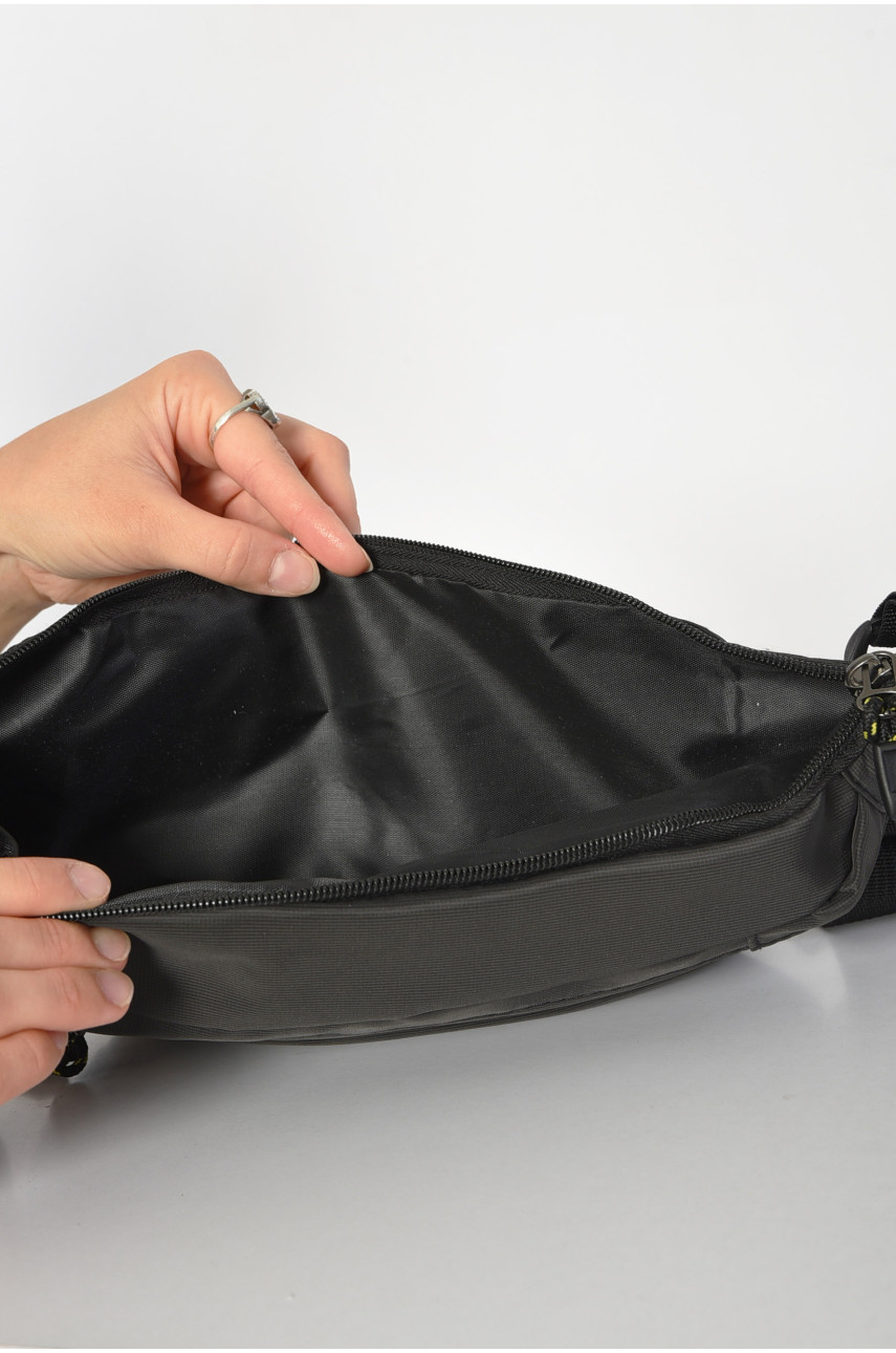 Бананка мужская текстильная черного цвета 559 185367