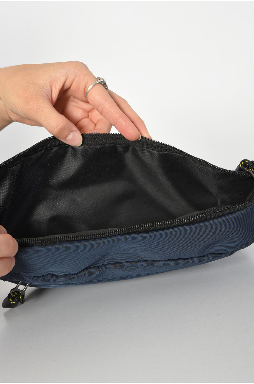 Бананка мужская текстильная синего цвета 559 185369